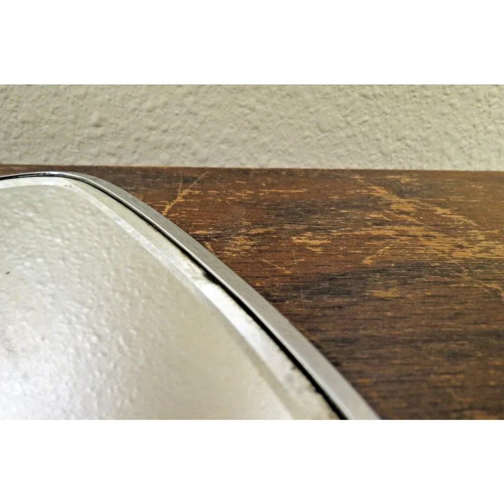 Vintage Art Deco Hand Held Beveled Vanity Mirror